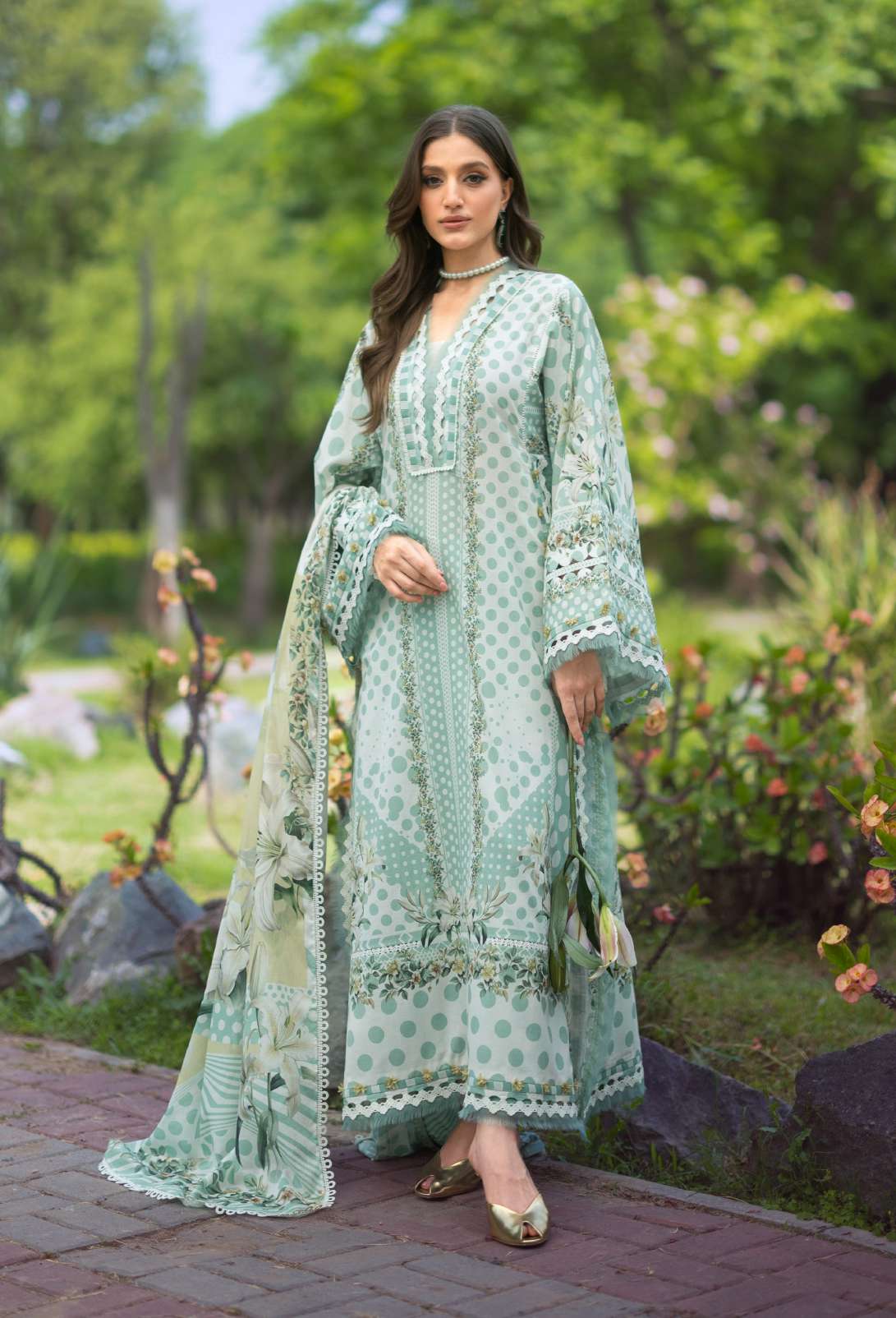 Elaf Bridgerton Ciela Belle Printed Lawn 3 Piece Suit