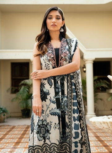 GulAhmed Golden Hour Cross Hatch Lawn Suit