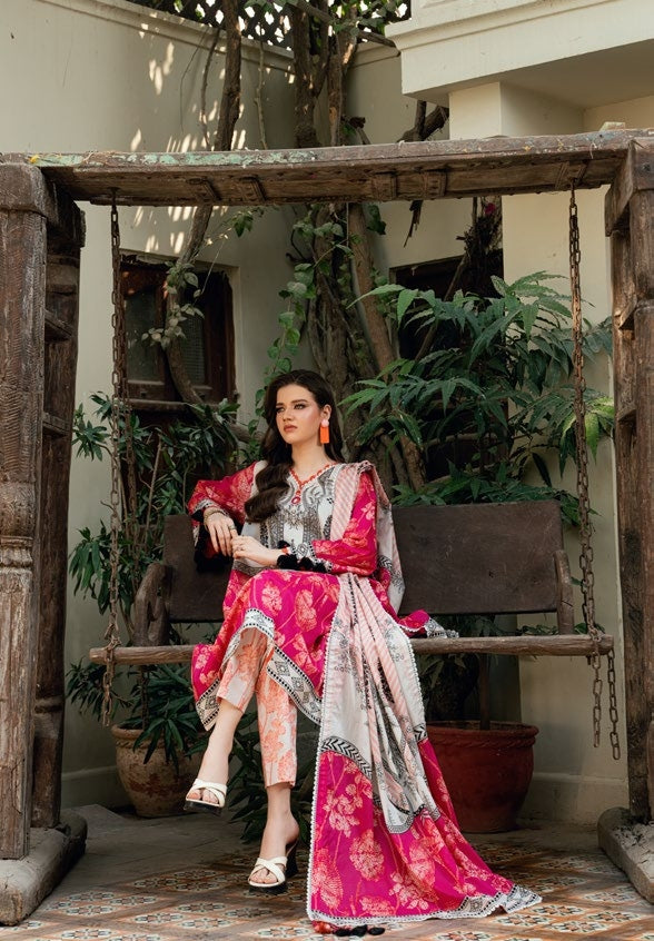GulAhmed Ruby Allure Cross Hatch Lawn Suit