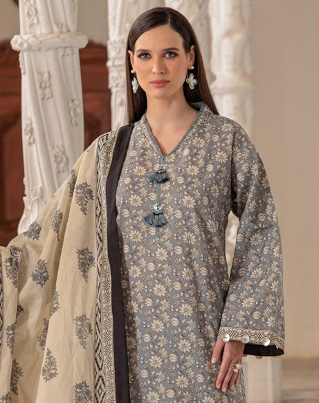 GulAhmed Elegant Drift Printed Lawn Suit