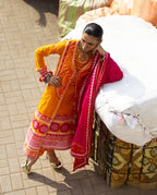 GulAhmed Chunri Printed Lawn 3 Piece Suit