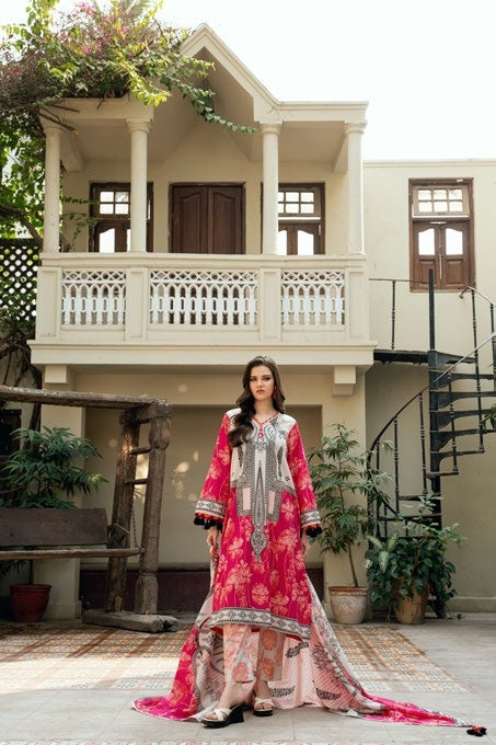 GulAhmed Ruby Allure Cross Hatch Lawn Suit