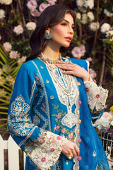 Motifz Premium Embroidered Lawn Unstitched Suit 4424-GUL-E-RANA