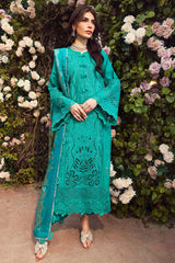 Motifz Premium Embroidered Lawn Unstitched Suit 4430-SANOBAR