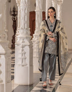 GulAhmed Elegant Drift Printed Lawn Suit