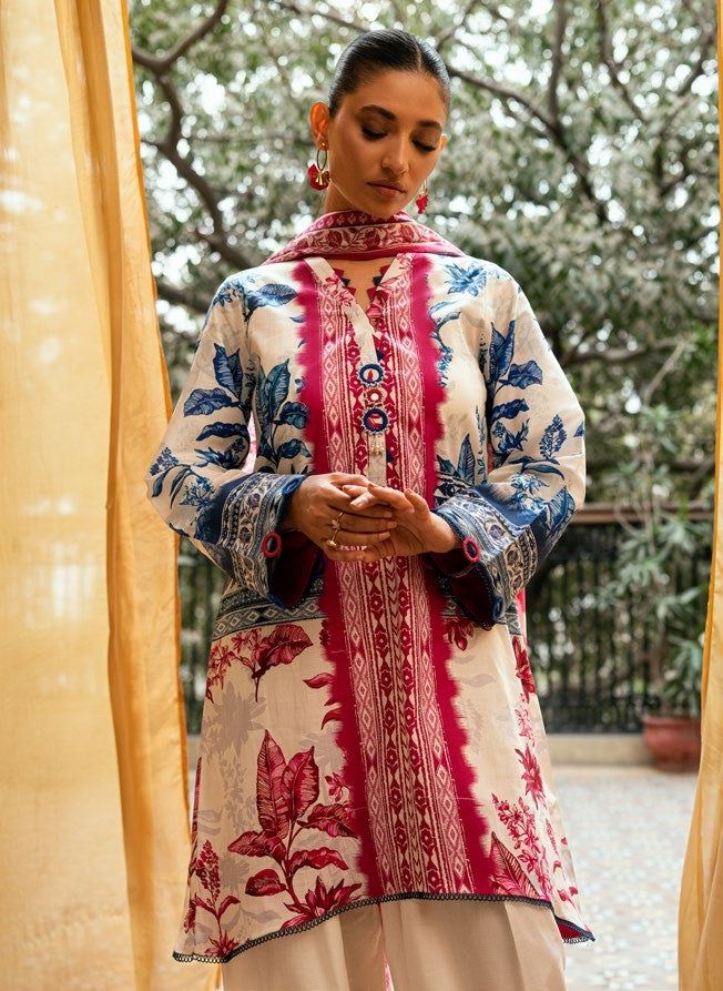 GulAhmed Stillness in Style Cross Hatch Lawn Suit