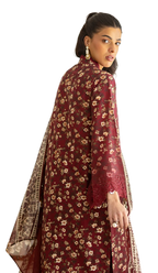 3-piece suit Fancy Embroidered│GulAhmed Lawn│Freesia
