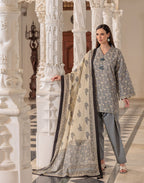 GulAhmed Elegant Drift Printed Lawn Suit