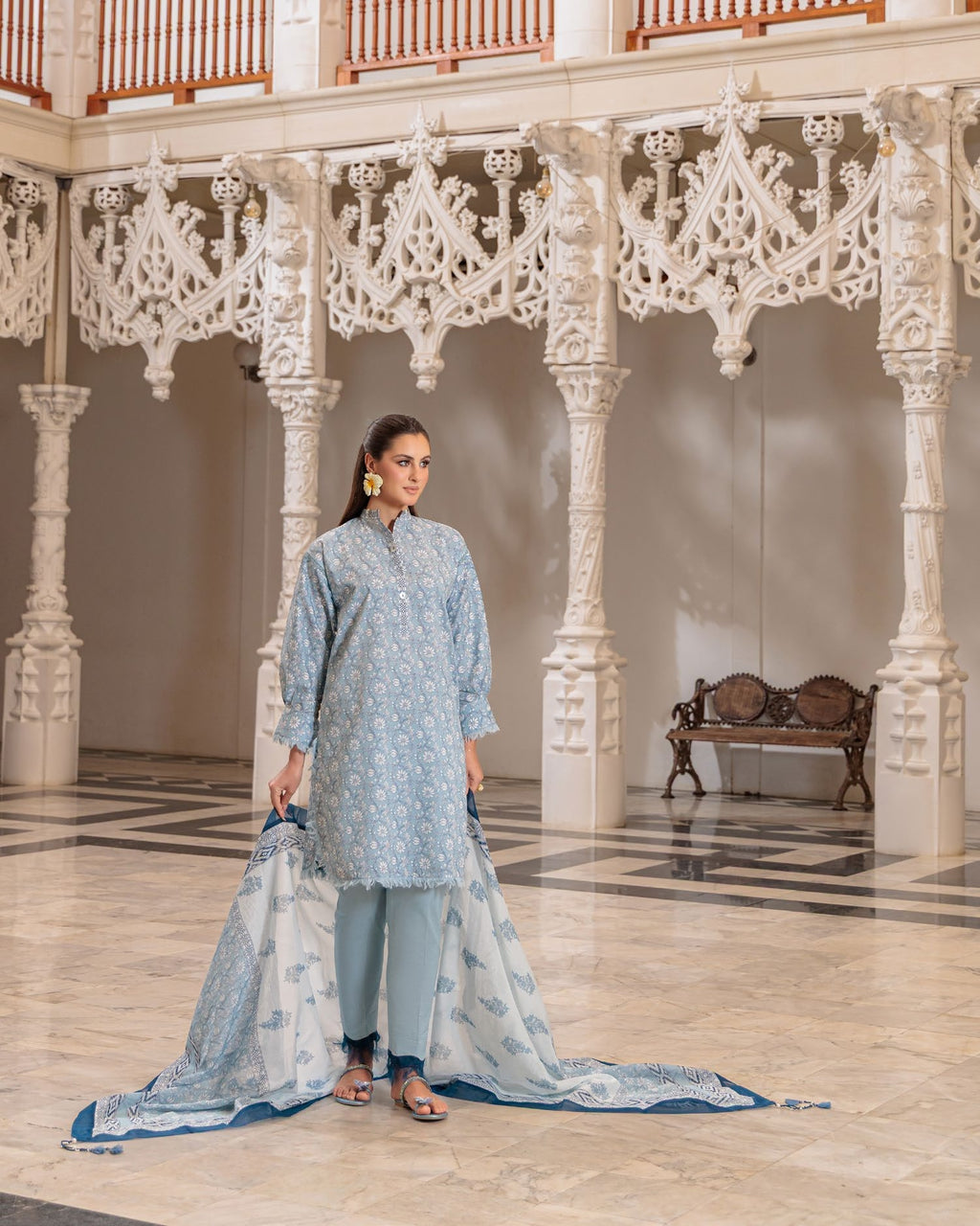 GulAhmed Hidden Light Printed Lawn Suit