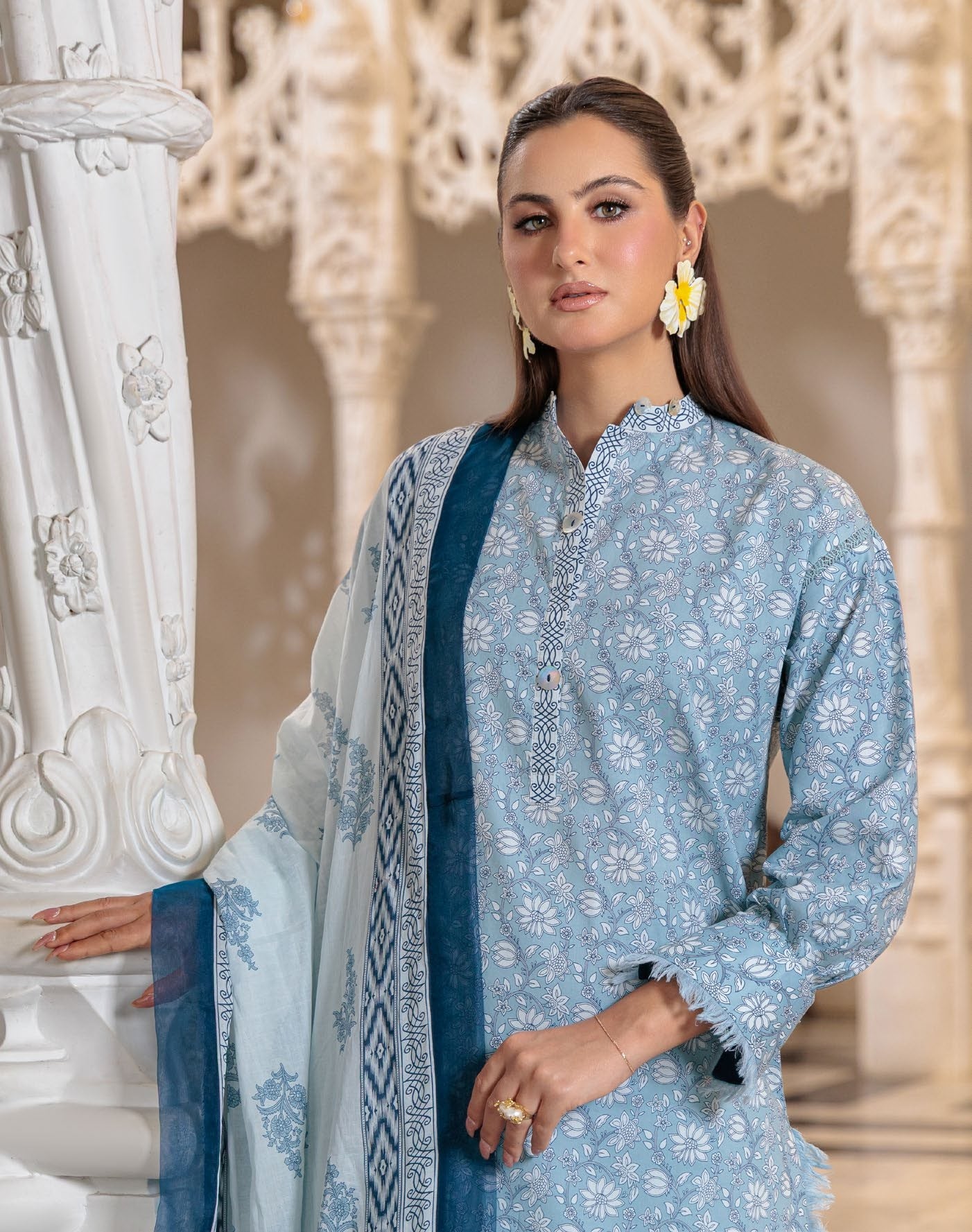GulAhmed Hidden Light Printed Lawn Suit