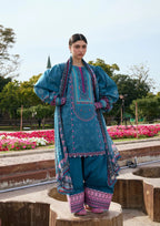 Kahf Aangan Prints Chiffon '26 – Falak Ara – Unstitched 3 Piece
