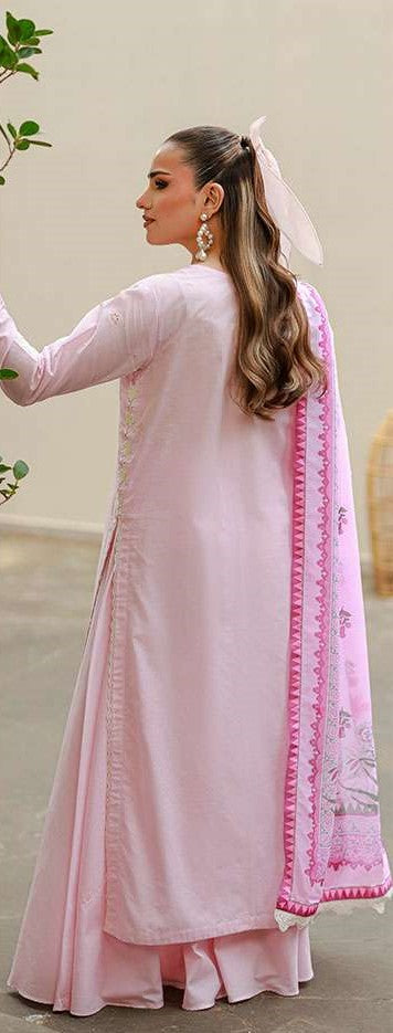 3-piece unstitched Lawn Suit ┃Zellbury