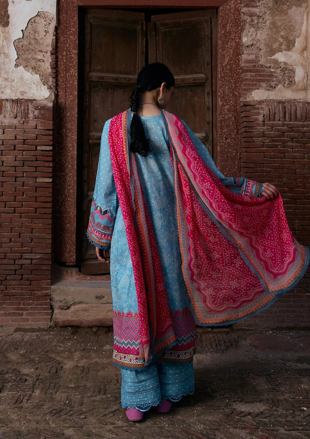 Kahf Aangan Prints Chiffon '26 – Shabnam – Unstitched 3 Piece