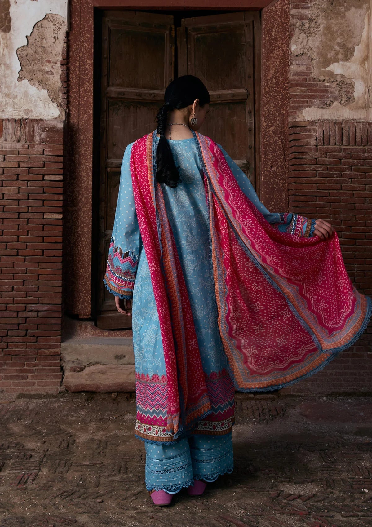 Kahf Aangan Prints Chiffon '26 – Shabnam – Unstitched 3 Piece