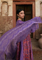 Kahf Aangan Prints Chiffon '26 – Zarmeena – Unstitched 3 Piece