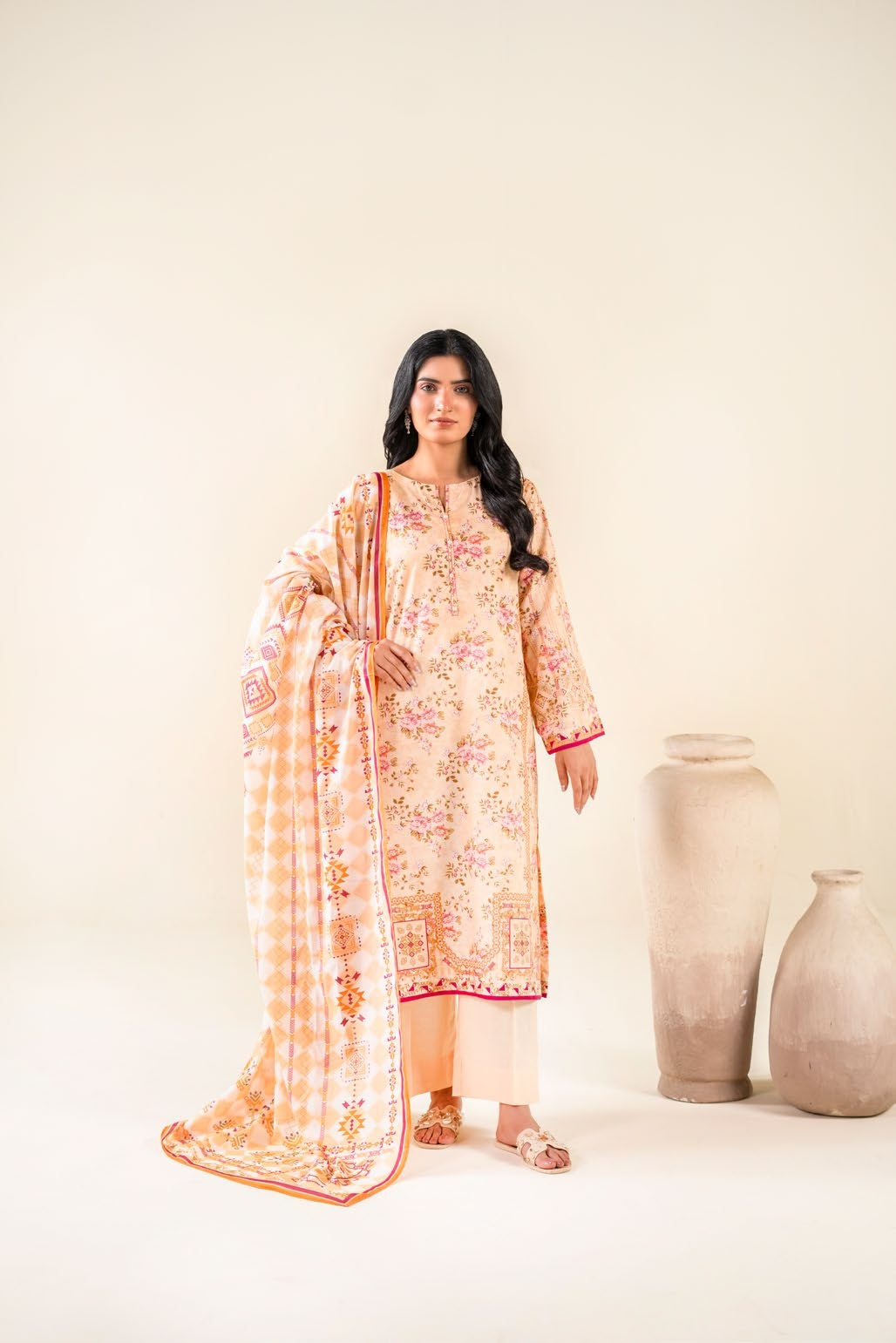 3-piece printed │Noor-e-Subah KHAS Lawn Suit