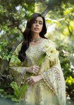 Elaf Luxury Lawn Vol II '26 – Butter Yellow – Unstitched 3 Piece