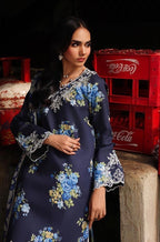 RajBari Nissa Floral Symphony Embroidered Lawn Unstitched 3Pc Suit