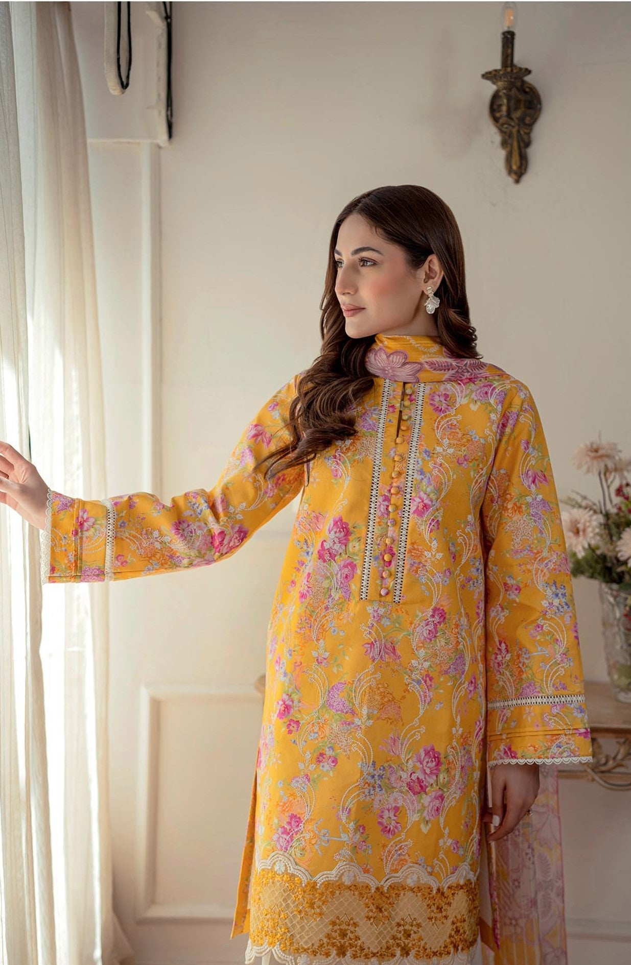 Raha Premium Printkari by Rajbari Vol 02 - Design 09 - Unstitched 3 Piece