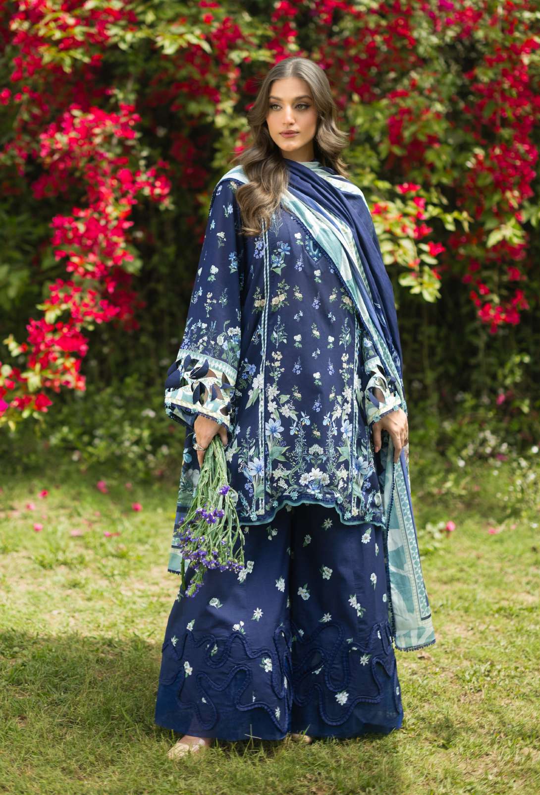 Elaf Bridgerton Fiorita Printed Lawn 3 Piece Suit