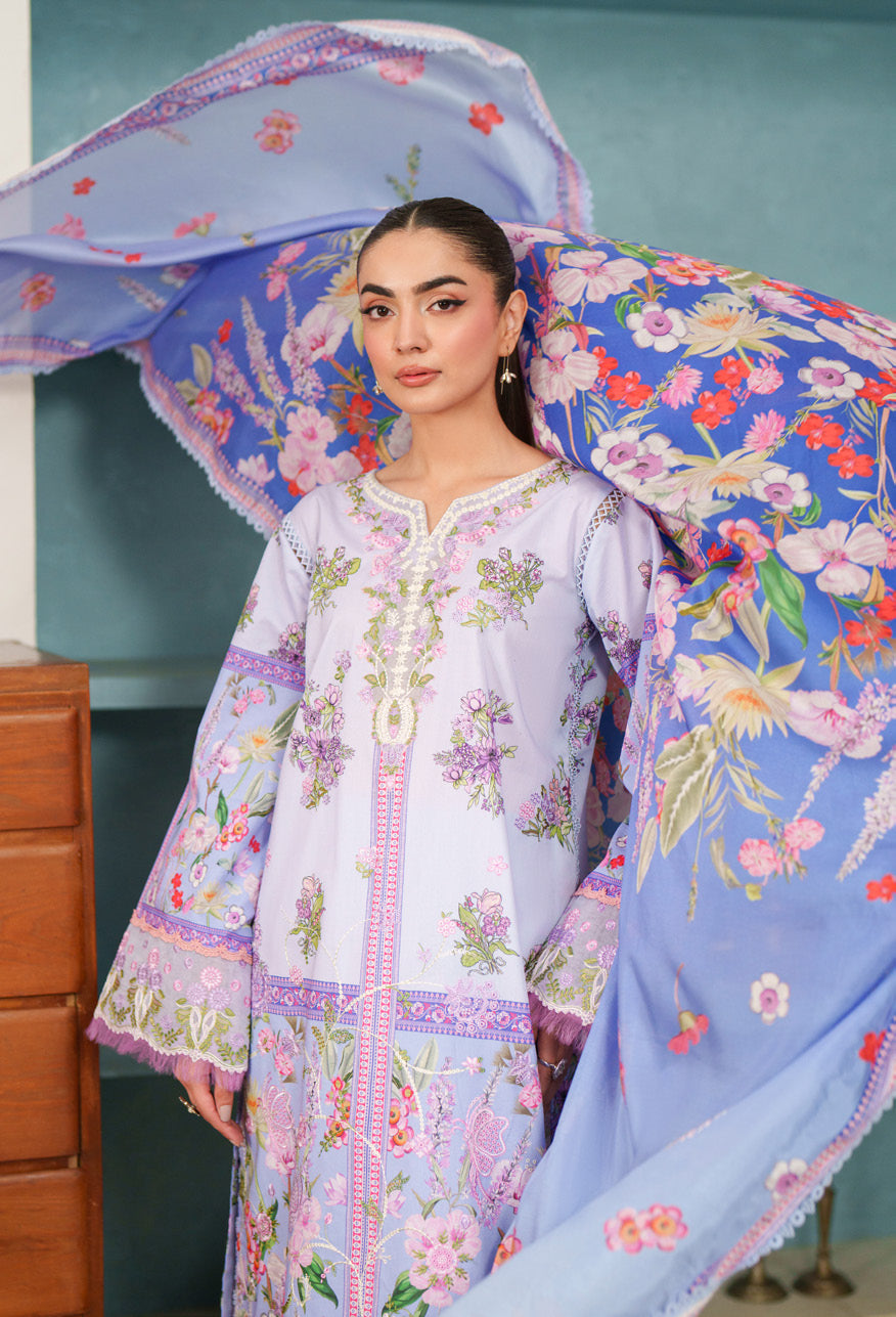 Parishay Azmir Printed Lawn 3 Piece Suit