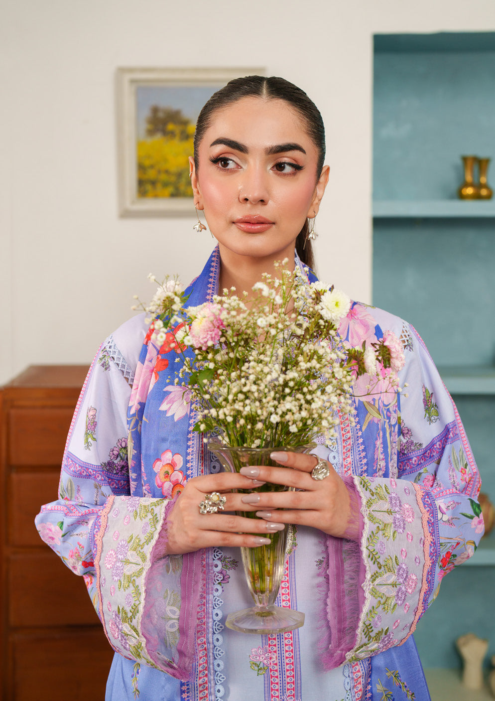 Parishay Azmir Printed Lawn 3 Piece Suit