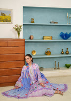 Parishay Azmir Printed Lawn 3 Piece Suit