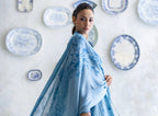 3-piece suit embroidered printed │GulAhmed Lawn│Freesia