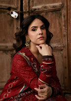 Kahf Aangan Prints Chiffon '26 – Surkh Noor – Unstitched 3 Piece
