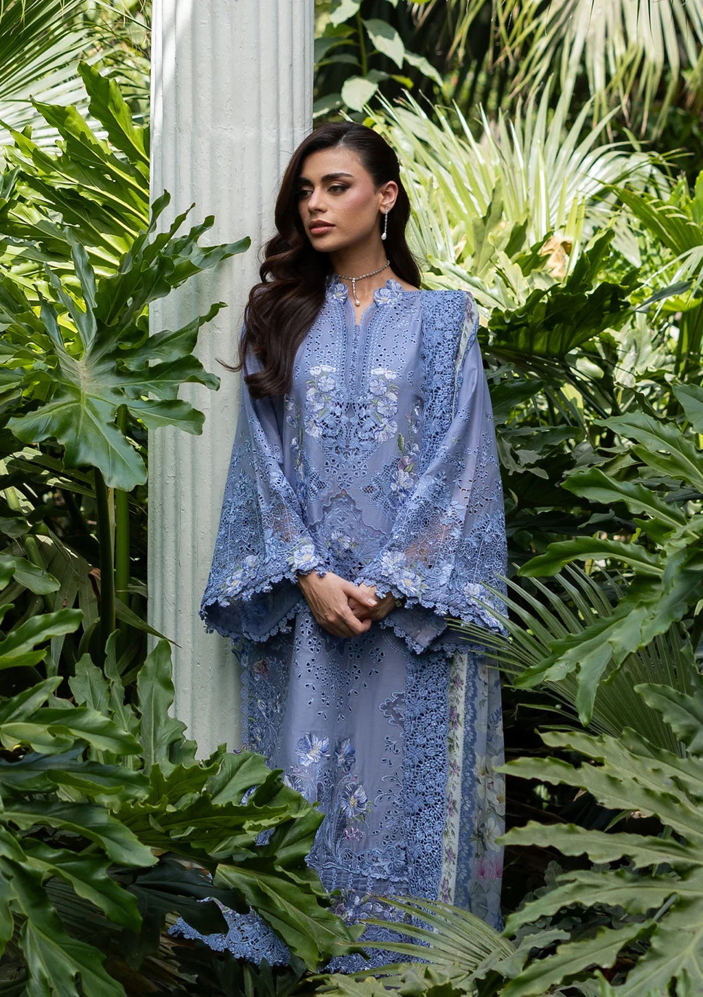 Elaf Luxury Lawn Vol II '26 – Lavender Luxe – Unstitched 3 Piece