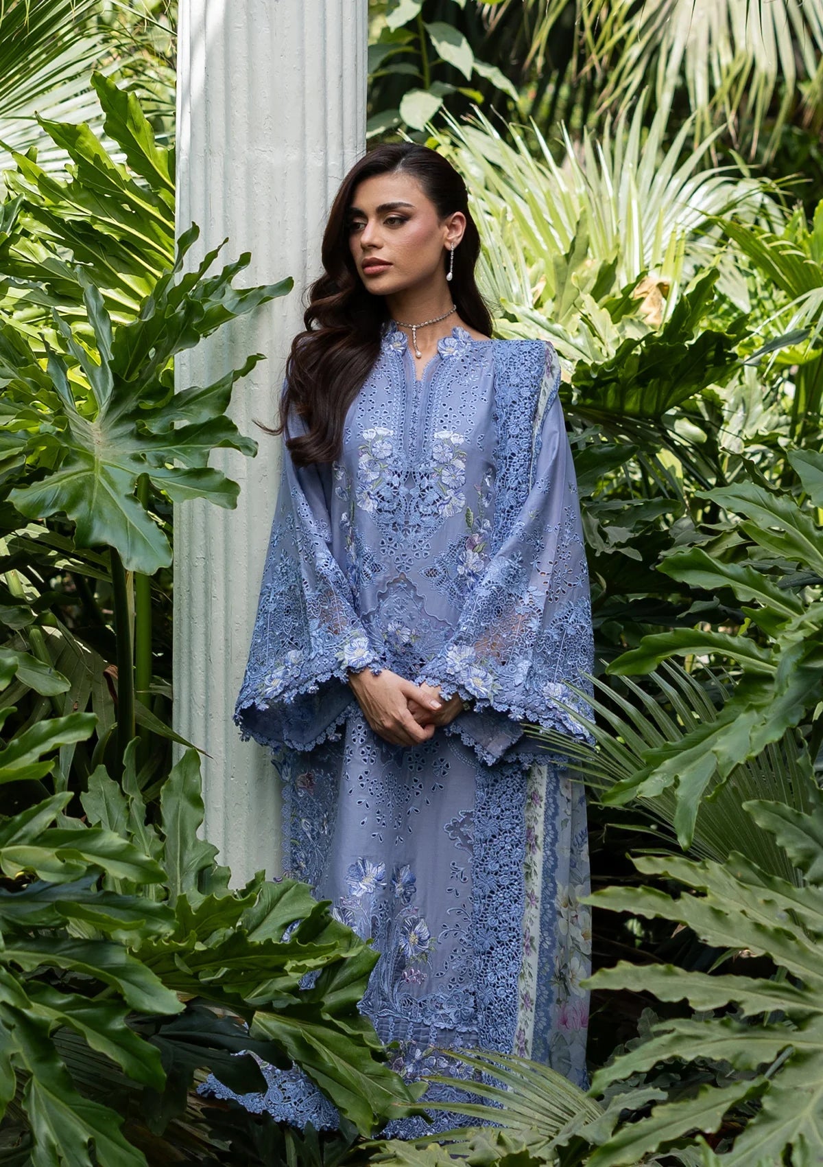 Elaf Luxury Lawn Vol II '26 – Lavender Luxe – Unstitched 3 Piece