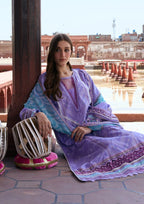 Kahf Aangan Prints Chiffon '26 – Najam – Unstitched 3 Piece