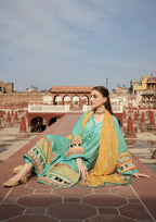 Kahf Aangan Prints Chiffon '26 – Nazish – Unstitched 3 Piece