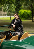 Elaf Luxury Lawn Vol II '26 – Black Mascara – Unstitched 3 Piece