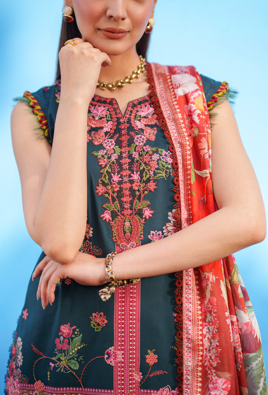 Parishay Azmir Printed Lawn 3 Piece Suit