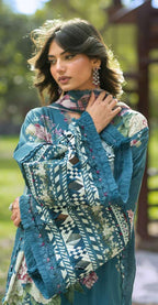 Elaf Bridgerton Eloise Printed Lawn 3 Piece Suit