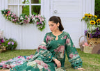 Elaf Bridgerton Marin Printed Lawn 3 Piece Suit
