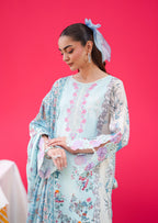 Parishay Azmir Printed Lawn 3 Piece Suit