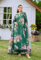 Elaf Bridgerton Marin Printed Lawn 3 Piece Suit