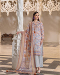GulAhmed Calm Canvas Printed Lawn Suit