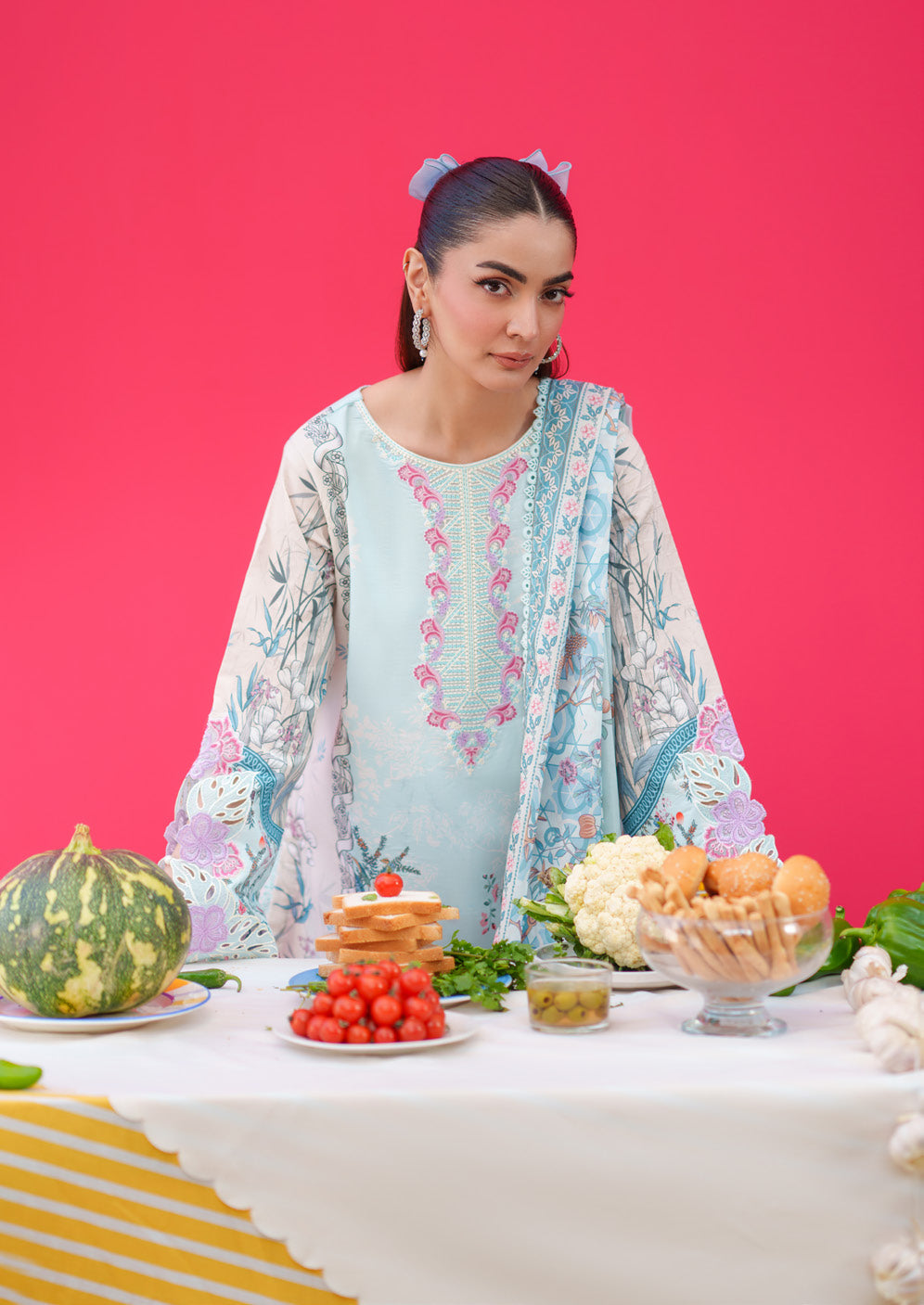 Parishay Azmir Printed Lawn 3 Piece Suit