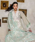 3-piece suit embroidered printed │GulAhmed Lawn│Freesia