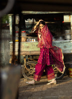 GulAhmed Chunri Luxury Chiffon 3 Piece Suit