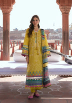 Kahf Aangan Prints Chiffon '26 – Zarafshan – Unstitched 3 Piece