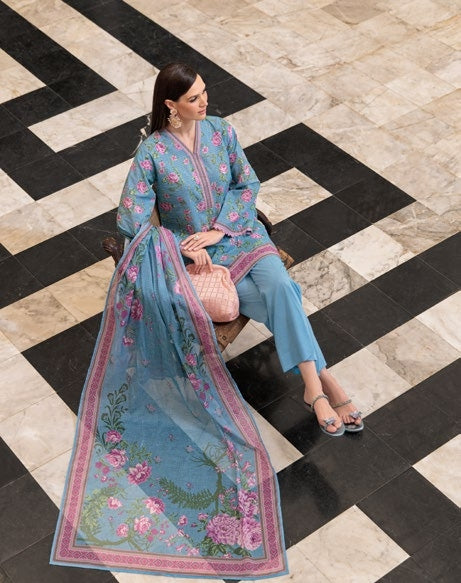 GulAhmed Floral Grace Printed Lawn Suit