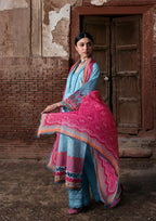Kahf Aangan Prints Chiffon '26 – Shabnam – Unstitched 3 Piece