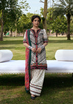Kahf Aangan Prints Chiffon '26 – Mehruba – Unstitched 3 Piece