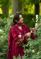 Elaf Luxury Lawn Vol II '26 – Falling Petals – Unstitched 3 Piece