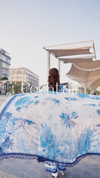 NAQSH Cocktail Summer '26 Coastal Calm Unstitched 3 Piece Suit image 7