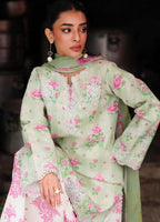 RajBari Nissa Floral Symphony Embroidered Lawn Unstitched 3Pc Suit